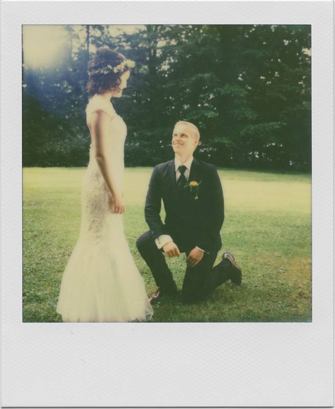 Mathilde og David - Polaroid 2